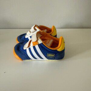 Adidas Dragon Infant sneakers Blue Orange Size 4 12m